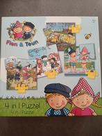 Fien & Teun 4-in-1 puzzel compleet, Ophalen of Verzenden, 10 tot 50 stukjes, Gebruikt, 2 tot 4 jaar
