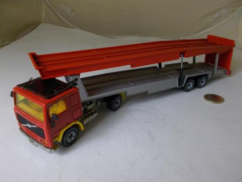 1982 SIKU 3112 (V350) VOLVO F.10 TURBO 6. CARTRANSPORTER., Hobby en Vrije tijd, Modelauto's | 1:50, Zo goed als nieuw, Bus of Vrachtwagen