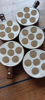 5 slakken schaaltjes / slakkenborden, Huis en Inrichting, Keuken | Servies, Nieuw, Ophalen of Verzenden, Schaal of Schalen, Overige stijlen