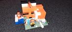 LEGO Minecraft set "De Vossenhut" (21178), Ophalen of Verzenden, Zo goed als nieuw, Complete set, Lego