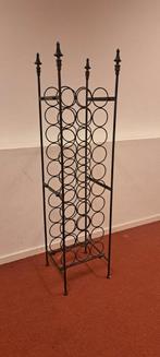 Smeedijzeren wijnrek – staand model, Huis en Inrichting, Woonaccessoires | Wijnrekken, Ophalen of Verzenden, Metaal, 75 cm of meer