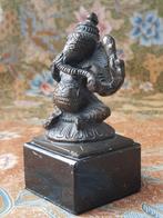 Mooi antiek brons beeldje uit India van Ganesha 11,4 cm., Antiek en Kunst, Ophalen of Verzenden