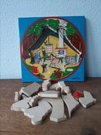 Vintage houten Simplex Toys puzzel Hans en Grietje, Ophalen of Verzenden, Zo goed als nieuw