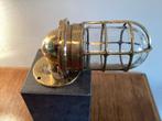 Messing Scheepslamp / Buitenlamp, Ophalen of Verzenden, Gebruikt, Glas, Minder dan 100 cm