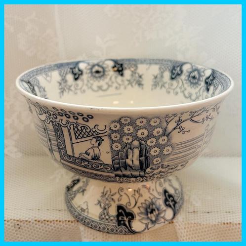Brocante antieke kastkom Canton societe ceramique maestricht, Antiek en Kunst, Antiek | Keramiek en Aardewerk, Ophalen of Verzenden