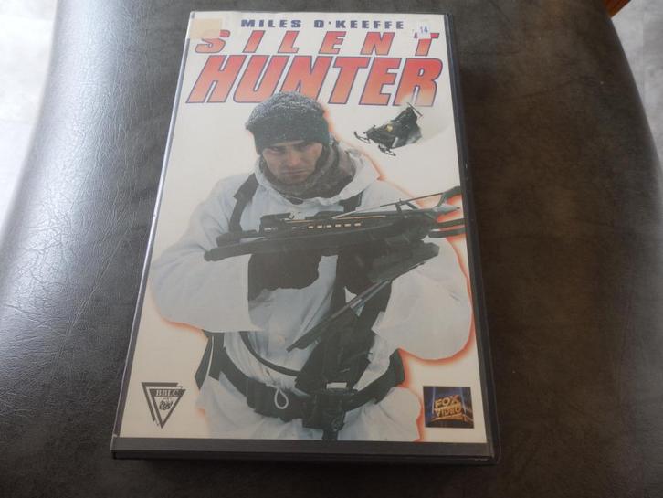 vhs video 1994 Silent Hunter Miles O'Keeffe fox Video, Cd's en Dvd's, VHS | Film, Gebruikt, Actie en Avontuur, Vanaf 16 jaar, Ophalen of Verzenden