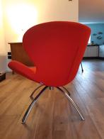 Rode draaistoel, Huis en Inrichting, Ophalen, Design, Zo goed als nieuw, Eén