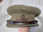 Britse artillerie visor wo2, Verzamelen, Militaria | Tweede Wereldoorlog, Ophalen of Verzenden, Landmacht, Engeland, Helm of Baret