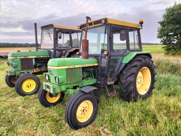 tractor 2x John Deere 2x Renault weidesleep ploeg beschikbaar voor biedingen