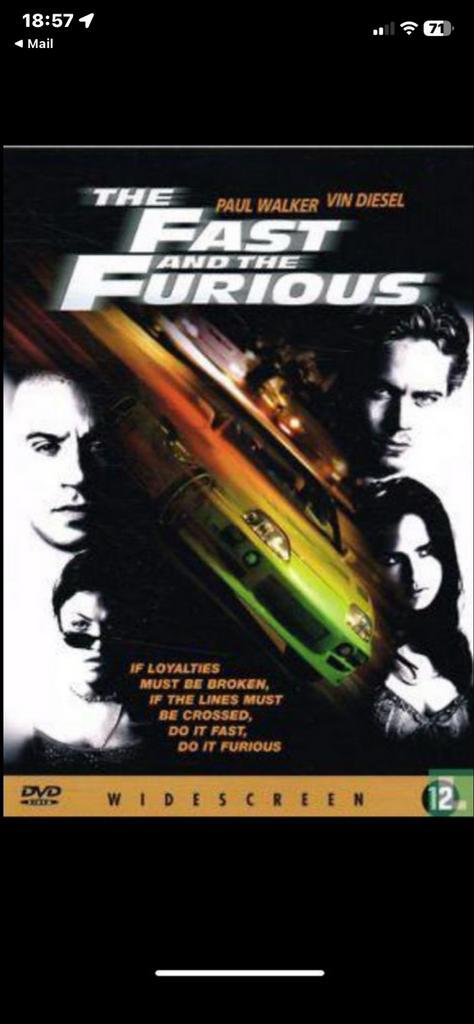 The Fast and the Furious DVD, Cd's en Dvd's, Dvd's | Actie, Gebruikt, Actie, Vanaf 12 jaar, Ophalen of Verzenden