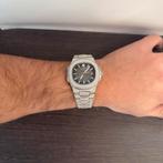 Patek Philippe Full Diamond, Sieraden, Tassen en Uiterlijk, Horloges | Heren, Overige merken, Staal, Staal, Verzenden