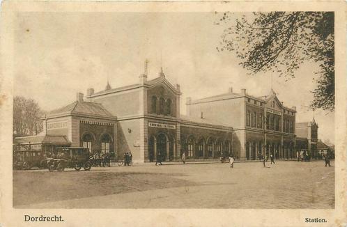 (701-048-037) Dordrecht Station, Verzamelen, Ansichtkaarten | Nederland, Zuid-Holland, Verzenden