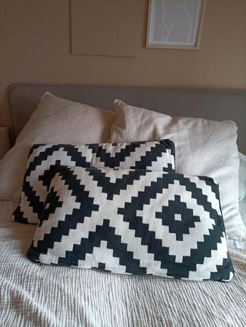 Ikea, Lappljung Ruta, Kussen,  zwart wit, 4065cm beschikbaar voor biedingen