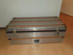 Vintage Aluminium Hutkoffer / Dekenkist, Huis en Inrichting, Woonaccessoires | Kisten, Gebruikt, Minder dan 50 cm, Ophalen of Verzenden