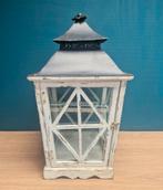 Grote Brocante Lantaarn/Windlicht - 60cm, Ophalen of Verzenden, Zo goed als nieuw, Hout, 50 tot 75 cm