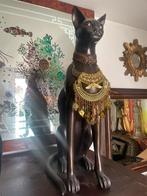 PRACHTIGE BRONZEN EGYPTISCHE KATTEN BASTET, Antiek en Kunst, Ophalen, Brons