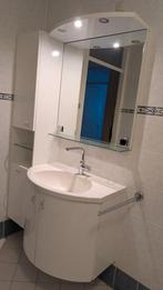 Badmeubel met kolomkast en spiegel, Huis en Inrichting, Ophalen