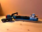 BRIO Containerschip met kraanwagen, Ophalen of Verzenden, Zo goed als nieuw, Duw- of Trekspeelgoed
