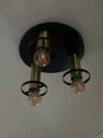 Plafond lamp zwart goud lucide anaka, Ophalen of Verzenden, Zo goed als nieuw