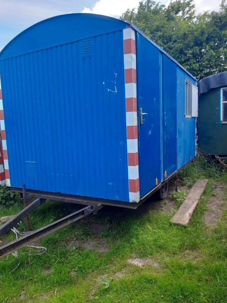 pipowagen toilet schaftkeet opslag foodtruck B&B snelverkeer, Doe-het-zelf en Verbouw, Bouwketen en Schaftketen, Gebruikt, Ophalen of Verzenden