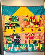 Handgemaakte Peruaanse Arpillera wanddecoratie, Ophalen of Verzenden