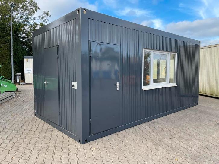 Zeer nette, goed geïsoleerde kantoorunit bouwkeet, Zakelijke goederen, Machines en Bouw | Keten en Containers, Ophalen of Verzenden