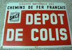 zeldzaam sncf bord Depot de colis: franse spoorweg goederen, Ophalen, Gebruikt, Trein, Overige typen