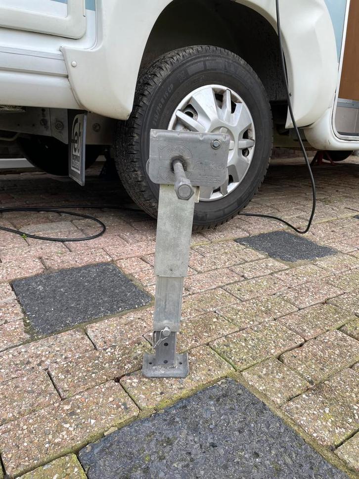 AL- KO uitdraaisteun ClickFix stabilisator met slinger., Caravans en Kamperen, Kampeeraccessoires, Zo goed als nieuw, Ophalen