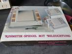Nieuwe vintage spiegel make up spiegel met verlichting, Ophalen of Verzenden, Nieuw