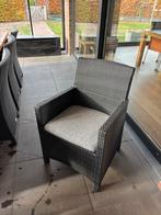 8 4-Seasons Tuinstoelen - Wicker, Tuin en Terras, Ophalen, Gebruikt, Wicker