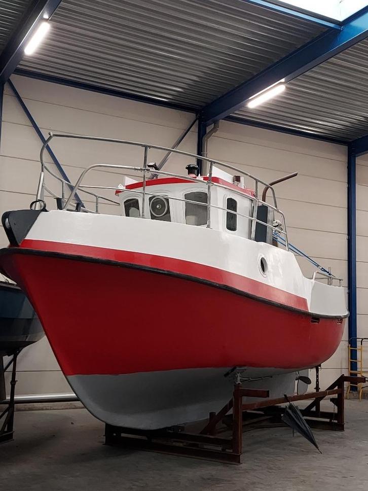 viskotter, visboot, kotter, boot,, Watersport en Boten, Vis- en Consoleboten, Gebruikt, 70 pk of meer, 6 meter of meer, Diesel