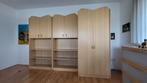 3-delige kastenset – kledingkast + boekenkasten – beukenlook, Ophalen, Zo goed als nieuw, 25 tot 50 cm, 200 cm of meer