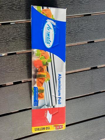 Aluminiumfolie. Grote rol van 150 meter beschikbaar voor biedingen