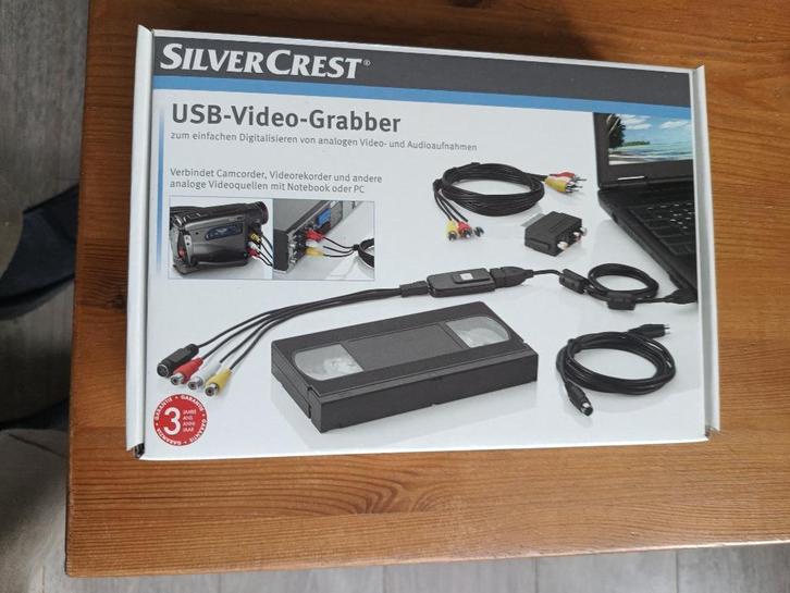 SilverCrest USB Video Grabber, Audio, Tv en Foto, Converters, Zo goed als nieuw, Ophalen