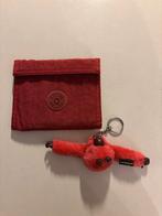 Rode Kipling Portemonnee klittenband en rits sluiting en aap, Ophalen of Verzenden, Gebruikt, Rood, Overige merken