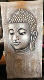 Boeddha op doek met reliëf, Ophalen, Zo goed als nieuw