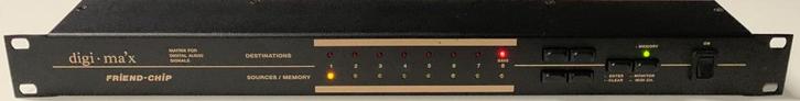 Digi-Ma'x  Friend-Chip 8-channel digital audio matrix, Audio, Tv en Foto, Professionele Audio-, Tv- en Video-apparatuur, Gebruikt