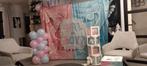 Gender reveal versiering, Ophalen, Gebruikt, Versiering, Geboorte of Huwelijk