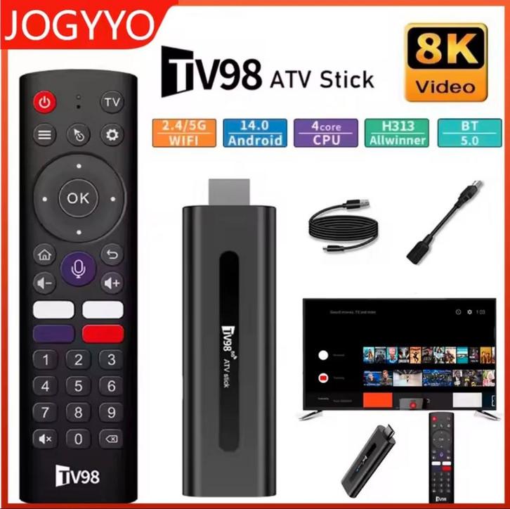 Android TV98 HDMI Stick Ziggo, KPN, Solcon, Enzovoort., Computers en Software, Android Tablets, Zo goed als nieuw, Wi-Fi, 64 GB
