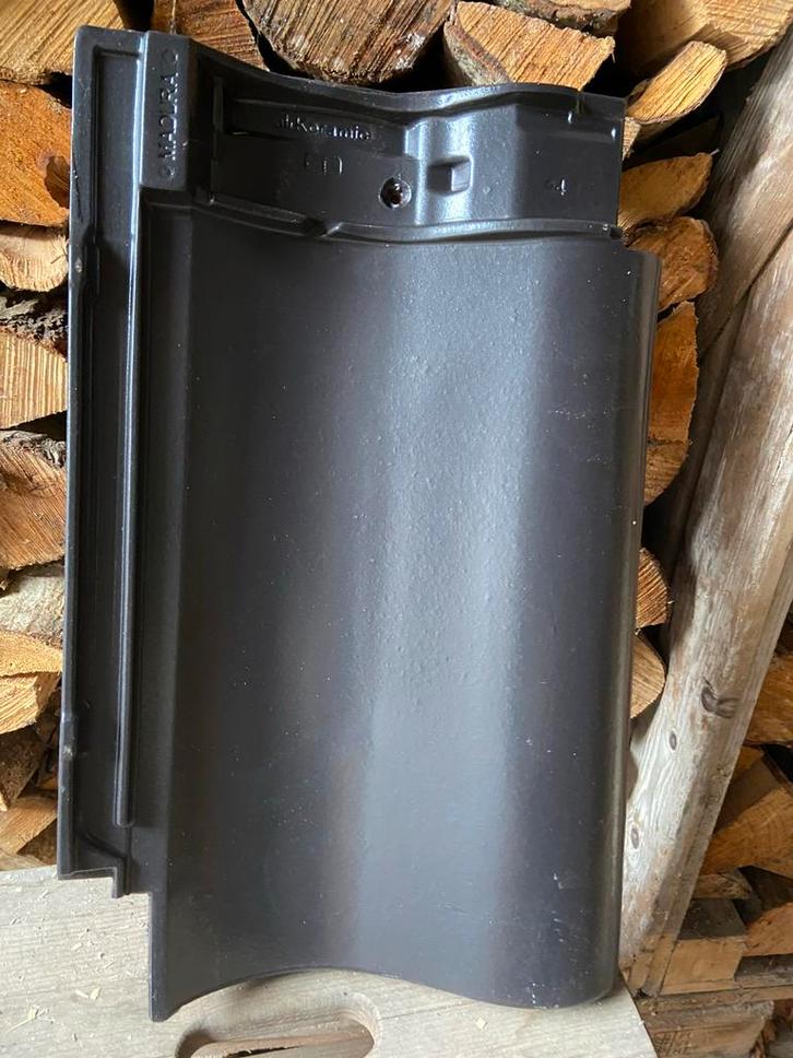 Koramic Madura zwart edel engobe dakpannen - 150 st. - 13m2, Doe-het-zelf en Verbouw, Dakpannen en Dakbedekking, Nieuw, Dakpannen