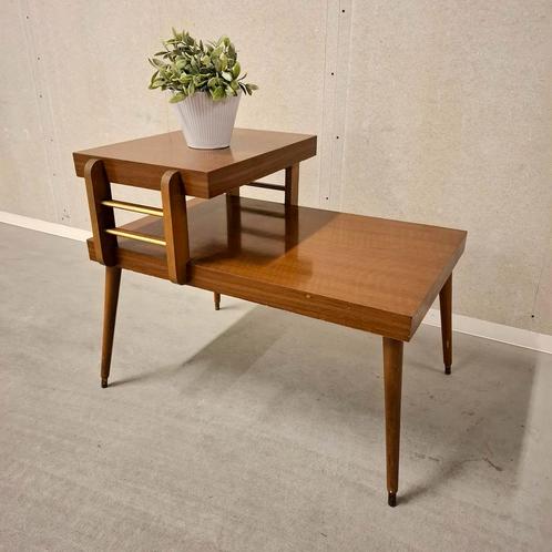 Vintage jaren 50 Amerikaanse salontafel, Huis en Inrichting, Tafels | Salontafels, Zo goed als nieuw, 50 tot 75 cm, 50 tot 100 cm