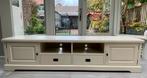 Mahonie houten tv meubel, veel opbergruimte, 210x50x50 cm, Huis en Inrichting, Ophalen, Gebruikt, Romantisch, 200 cm of meer