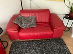 Te koop 2 rode bankjes, Ophalen, Gebruikt, 150 tot 200 cm, Tweepersoons