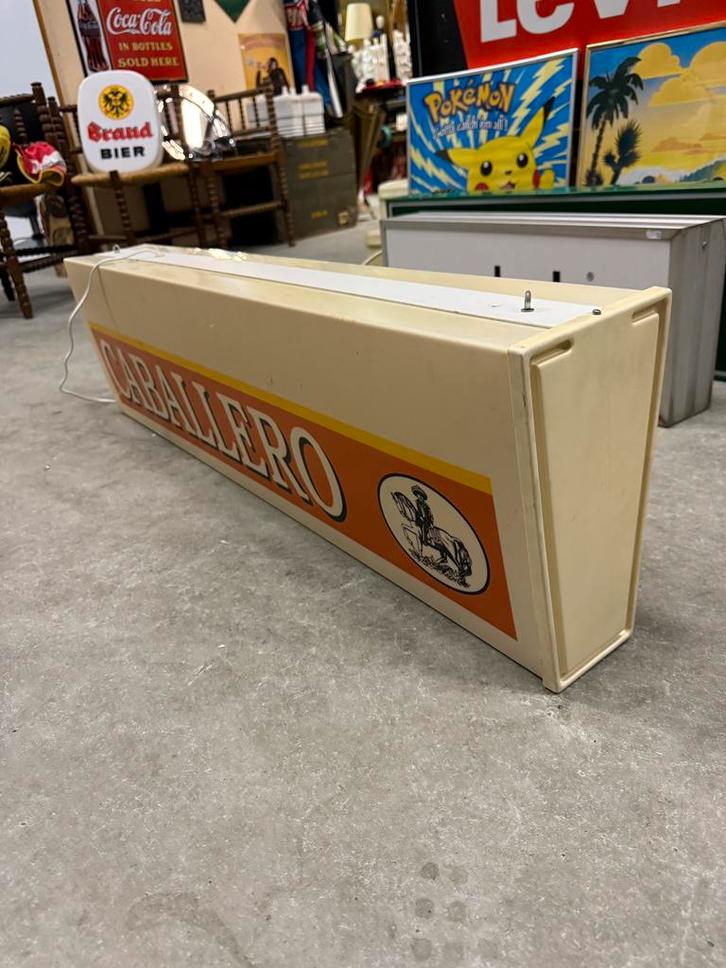 Vintage Caballero lichtbak opknapper, Verzamelen, Merken en Reclamevoorwerpen, Zo goed als nieuw, Lichtbak of (neon) lamp, Ophalen