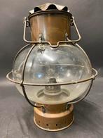 Antiek Scheepslamp Navigatie lamp, Antiek en Kunst, Ophalen of Verzenden