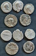 5 zilveren Romeinse munten 2, Postzegels en Munten, Munten | Europa | Niet-Euromunten, Verzenden, Overige landen, Zilver