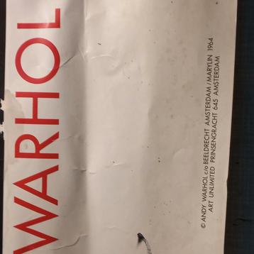 Andy Warhol,Zeefdruk (Poster)Popart,1964, beschikbaar voor biedingen