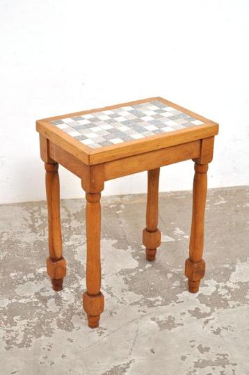 Vintage mozaïek bijzettafel side table tegeltjes jaren 60 beschikbaar voor biedingen