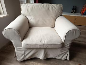 Ikea Ektorp fauteuil lichtbeige - afbeelding 1