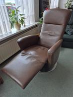relaxfauteuil- handbediend - leer, Ophalen, Gebruikt, 50 tot 75 cm, Leer